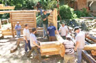 ISBA School -  Building with Logs