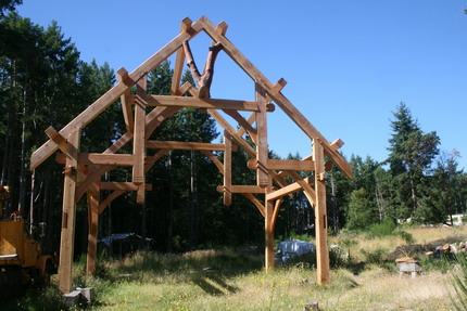 Timber Frame Hammer Bents